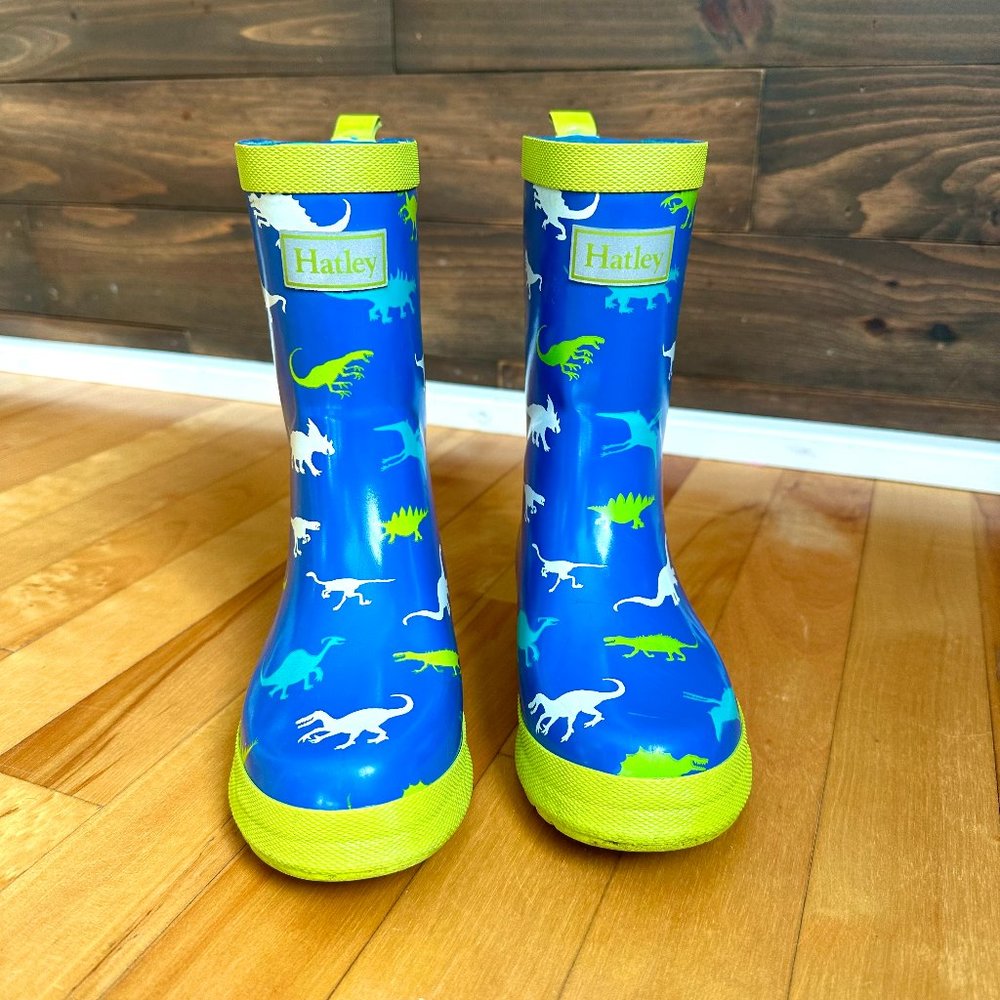 VGUC Hatley Toddler Dino Rain Boots (Size 12)